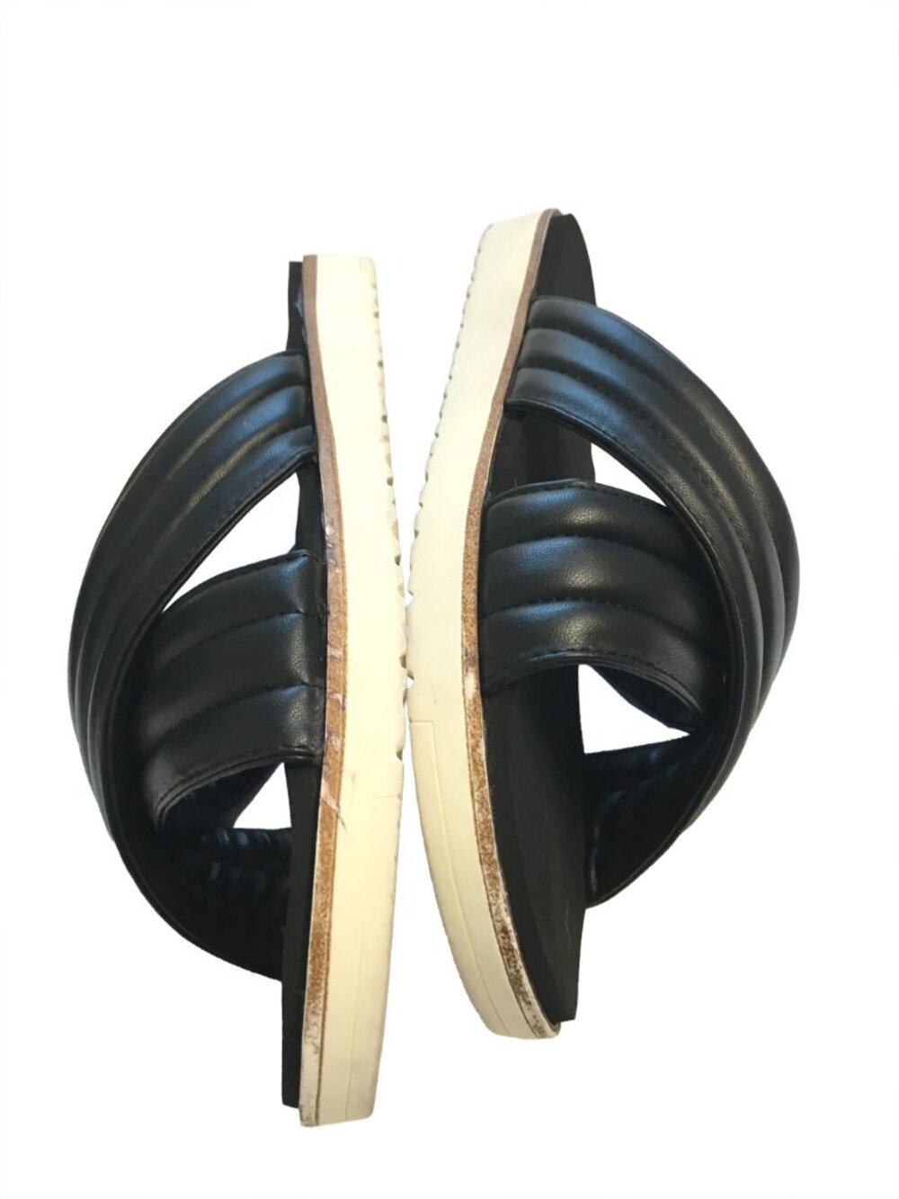 Kensie Black Slide Sandals Women's Size 8-81/2 - Picture 4 of 5